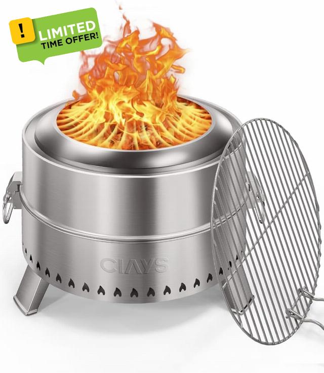 CIAYS Smokeless Firepit