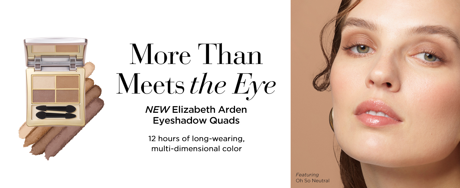 elizabeth arden, makeup, colour, eyeshadow, eyes, eyeshadow quad, eyeshadow palette, satin finish