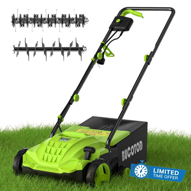 2-in-1 Electric Dethatcher and Scarifier