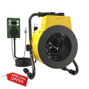 Greenhouse Heater with Digital Thermostatic & Hygrometer