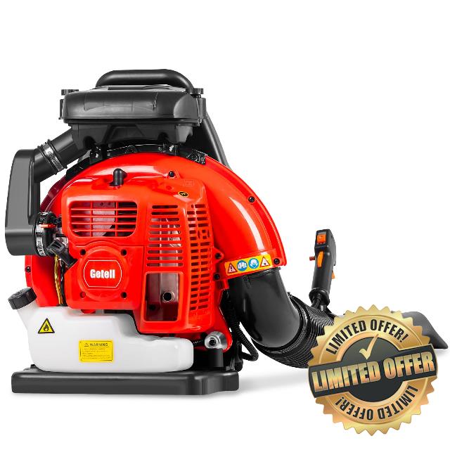 Gas-Powered Backpack Leaf Blower – 63 CC