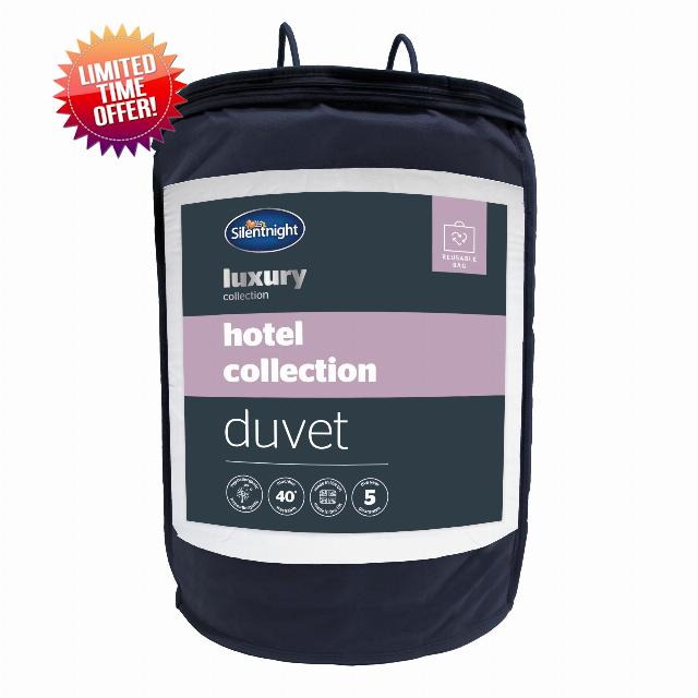 Silentnight Hotel Collection Double Duvet – 10.5 Tog Luxury Duvet Ideal for All Seasons Ensuring a Relaxing Night’s Sleep– Hypoallergenic and Machine Washable – Double – 200 x 200cm