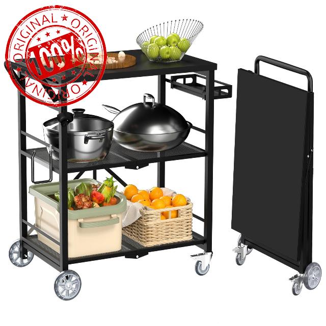 Folding Grill Cart