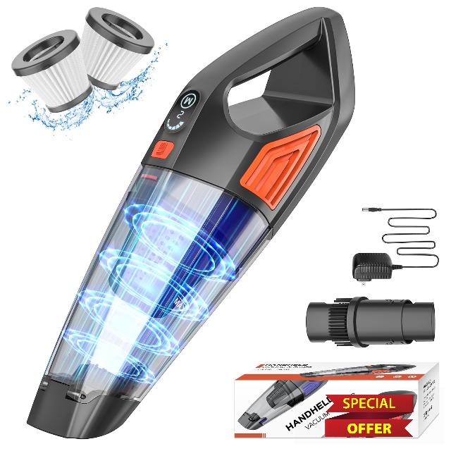 Handheld Vacuum Cordless Rechargeable