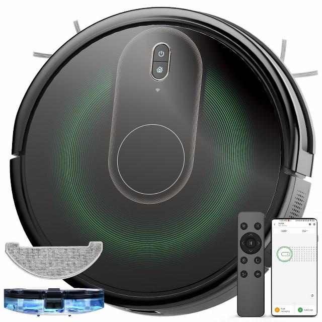 Robot Vacuum and Mop Combo – 3000Pa Powerful Suction