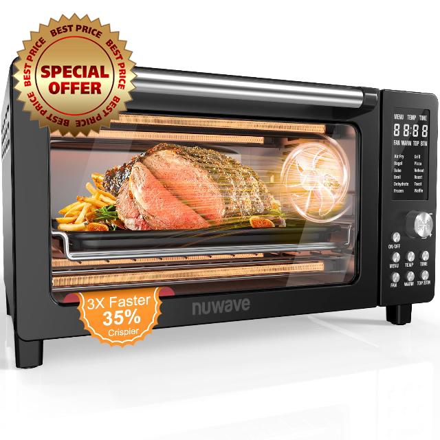 Nuwave Bravo Pro Smart Air Fryer Toaster Oven Combo