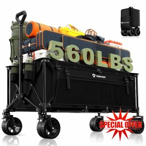 48"L Collapsible Wagon Cart Foldable