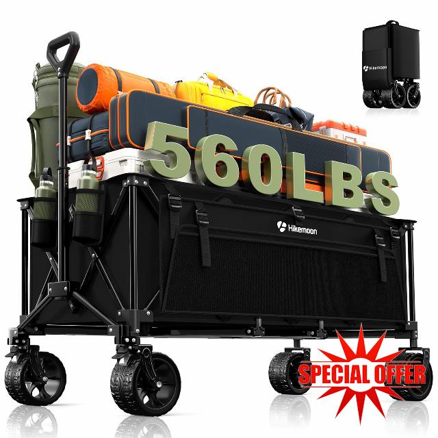 48"L Collapsible Wagon Cart Foldable