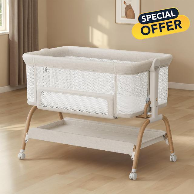 Baby Bassinet Bedside Crib