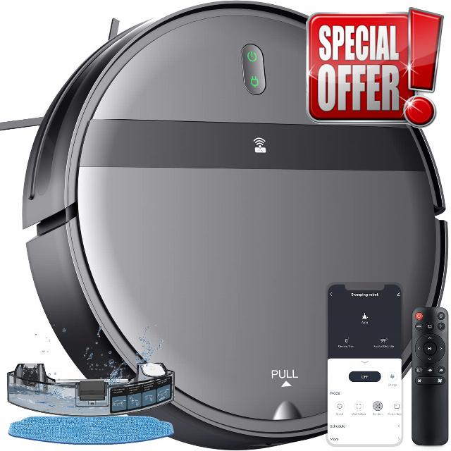 Robot Vacuum Cleaner and Mop Combo