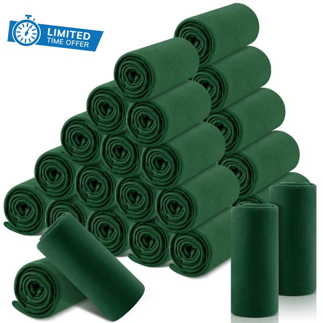 Newwiee 70 Pcs Fleece Blanket Fleece Throw Blankets Bulk Donation Homeless Blankets