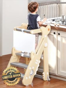 VBABY Foldable Toddler Tower
