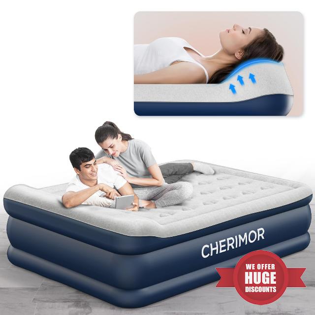 Air Mattress Queen with Built in Pump