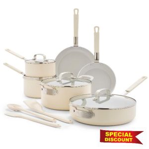 GreenPan x Bobby Flay 13 Piece Cookware Pots and Pans Set