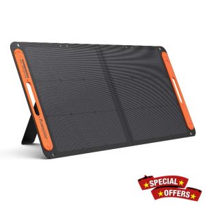 Jackery SolarSaga 100W Bifacial Portable Solar Panel for Explorer 240/300/500/1000/1500 Power Stations
