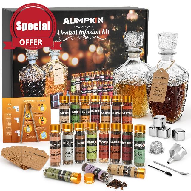 Alcohol Infusion Kit for Infusing Whiskey