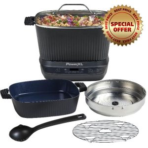 STIRMAX DELUXE 7.5 Quart Digital Multi-Cooker with Automatic Paddle to Stir and Shred