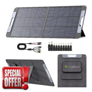 100W Portable Solar Panel for Power Station