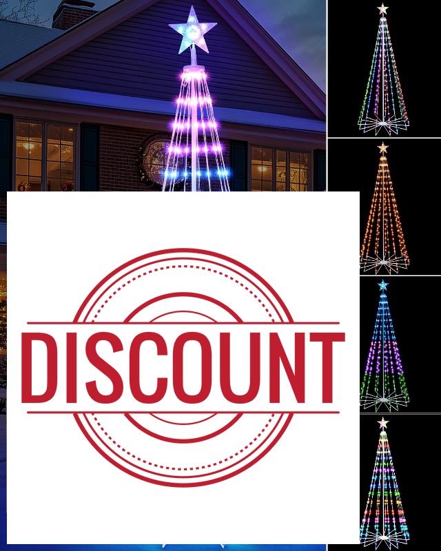 7 FT 295 LED Smart Cone Christmas Tree