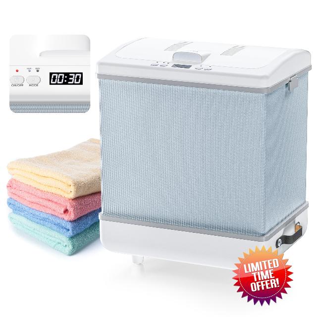Hot Towel Warmer Heated for Bathroom: Large Bucket for Towels