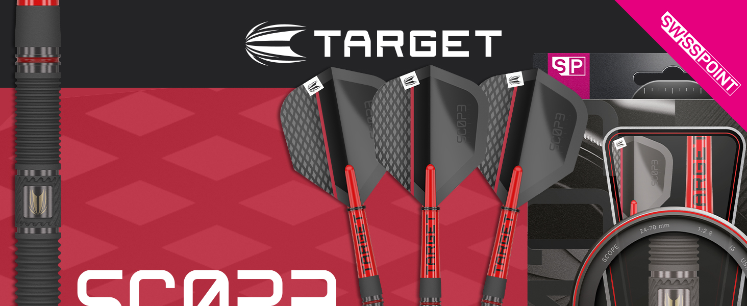 Target darts scope steel tip dart set swiss point
