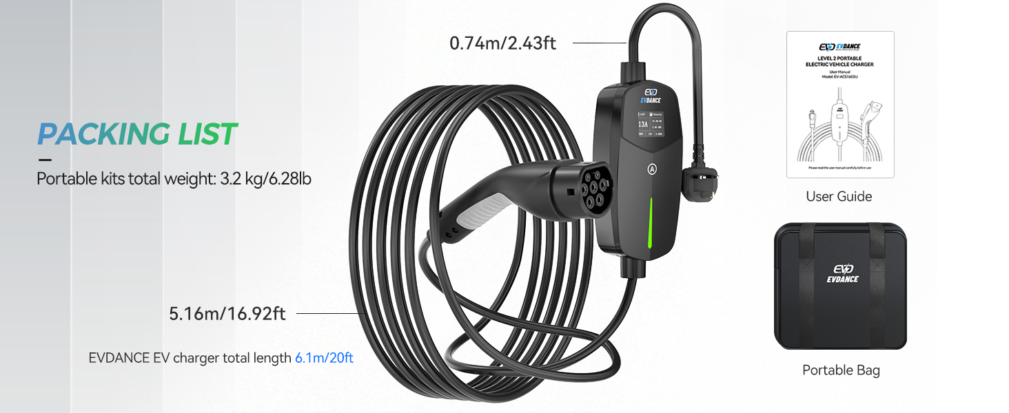 ev charger - package list