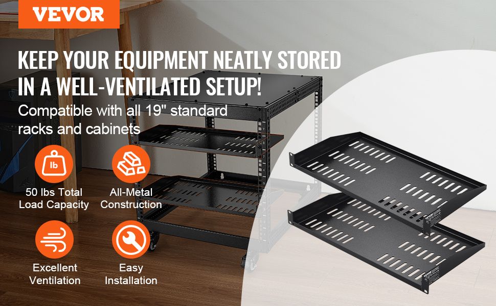 server rack shelf