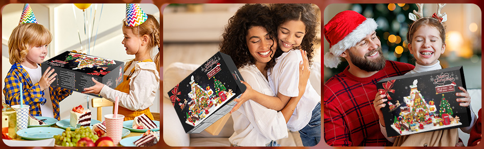 Christmas house building set