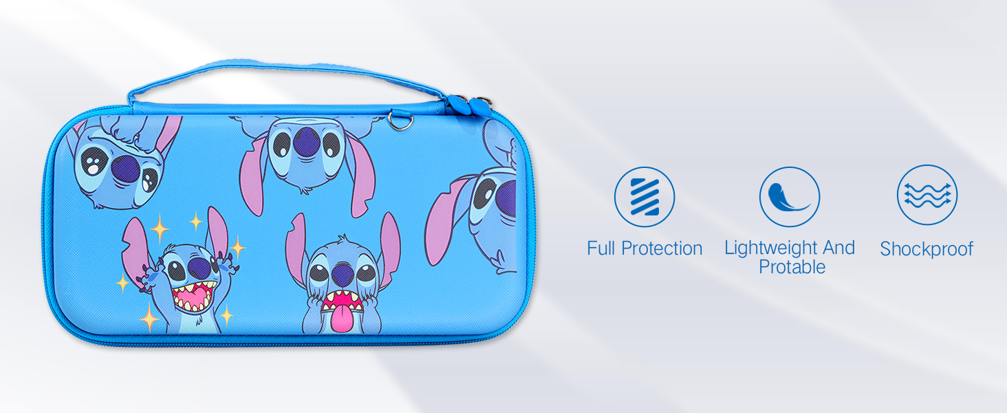 Carrying Case for Nintendo SwitchSwitch OLED Travel Carry Cases for Kids Cute Kawaii Covers