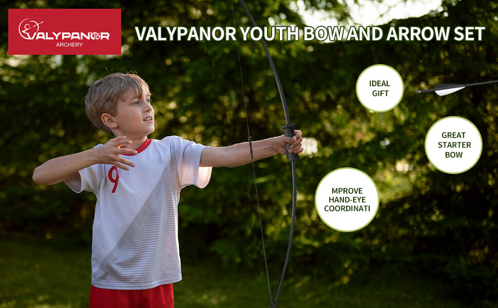 Archery Recurve Bow and Arrow Youthbow Set