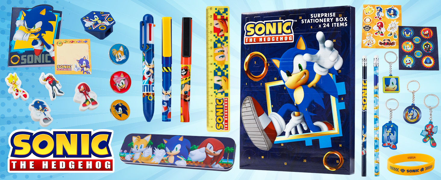 Sonic The Hedgehog Advent Calendar 2023 for Kids and Teenagers