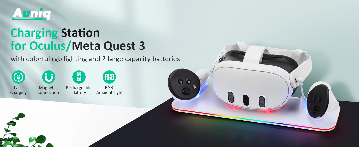 VR Charging Station for Oculus Meta Quest 3