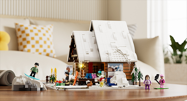 Funwhole Book Cafe Lighting Building Bricks Set