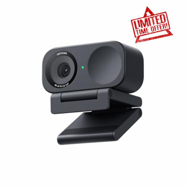 Insta360 Link 2C - 4K Webcam for PC/Mac