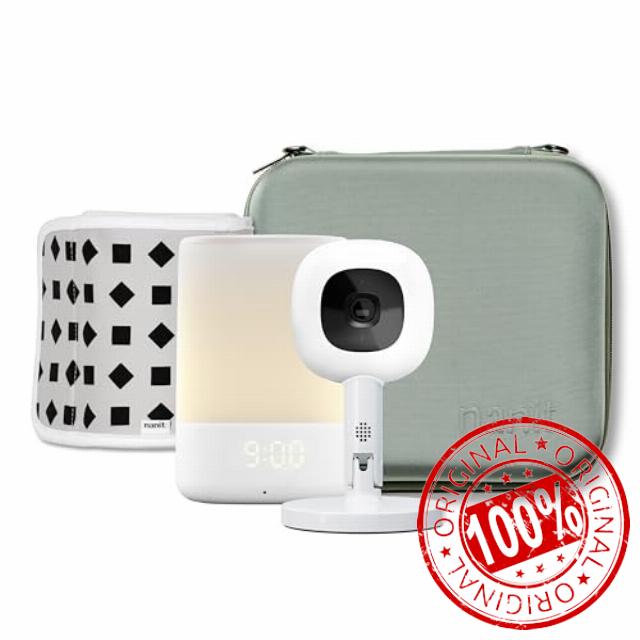Nanit Travel Light Bundle: Nanit Pro Camera with Portable Flex Stand