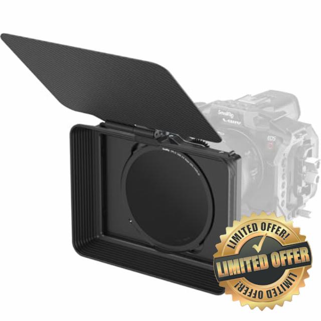 SmallRig Matte Box with Adjustable Clamp from 67mm - 82mm
