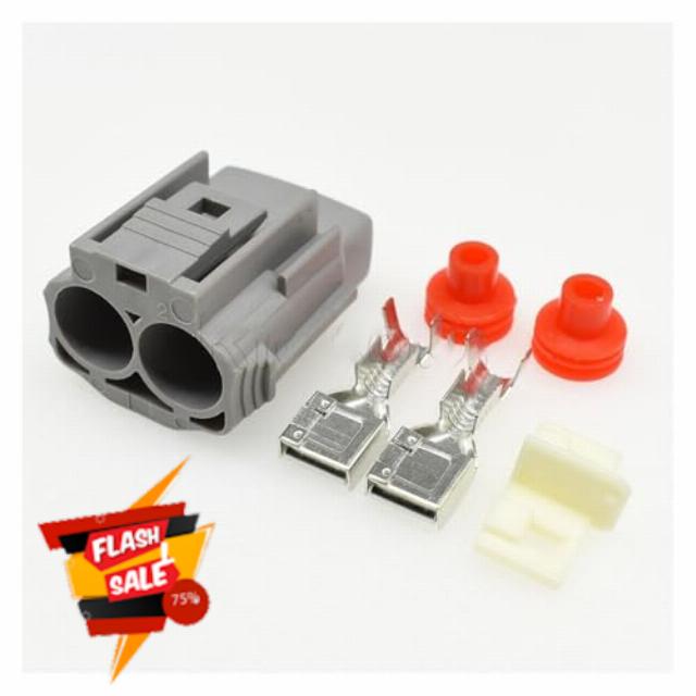 PIKETU Hengliang Store 1-20kits 2Pin 8mm Series Car Connector Heavy-duty Automobile Connector High Current p/lug Connector DJ7025B-7.8-11/21(Female set