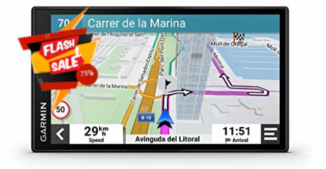 Garmin DriveSmart 66 MT-D 6 Inch Sat Nav with Map Updates for UK