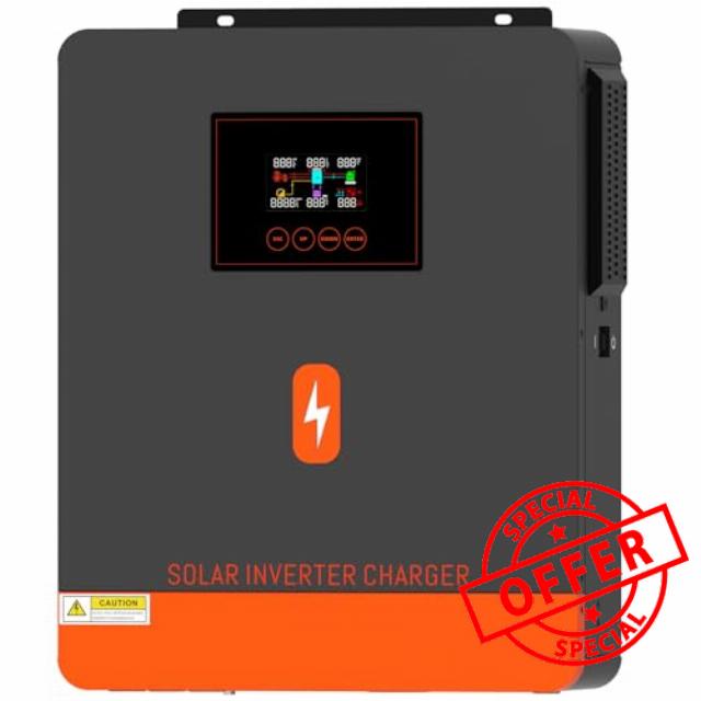 3600W Solar Inverter 24V Built-in 120A MPPT Controller