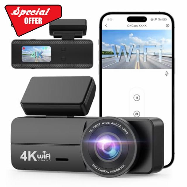 DYNACAM Dash Cam 4K Car Camera