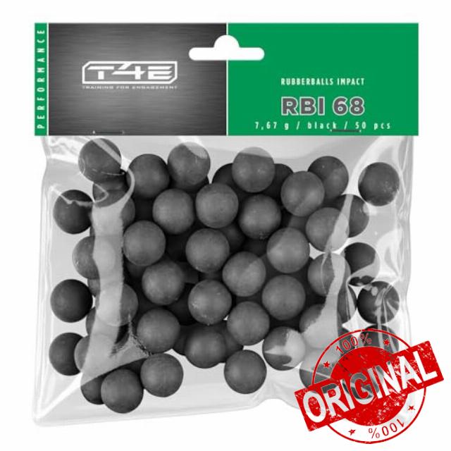 Umarex T4E Performance RBI .68 Rubber Training Ammo Balls 50 Pack