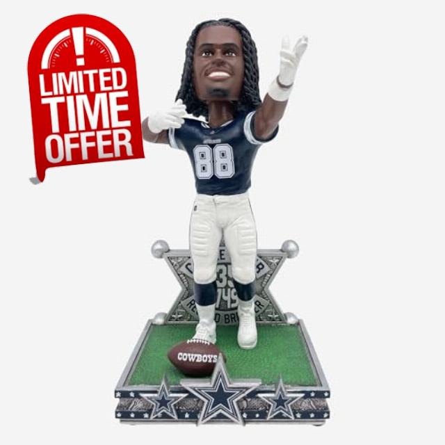 CeeDee Lamb Dallas Cowboys All Time Single Season Receiving And Yards Franchise Record Bobblehead NFL