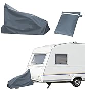Caravan Motorhome Protective Roof Protection Cover, 210D Waterproof Roof Top Car Cover All Weathe...
