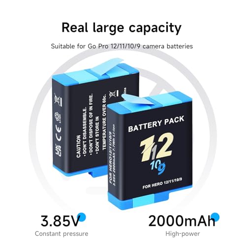 Rechargeable Extreme Battery Set Sports Camera Accessories