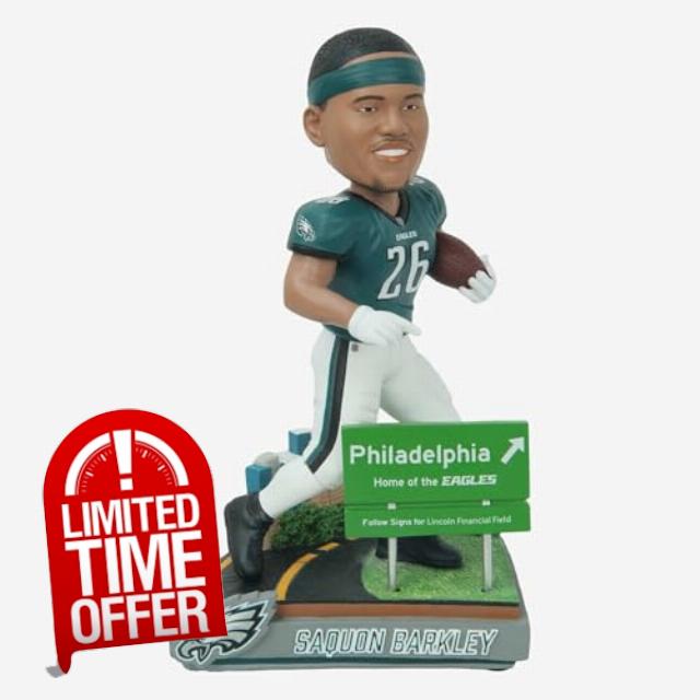 Saquon Barkley Philadelphia Next Stop Bobblehead Eagles Football