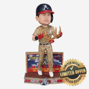 Austin Riley Atlanta Braves Camo Bobblehead MLB Baseball