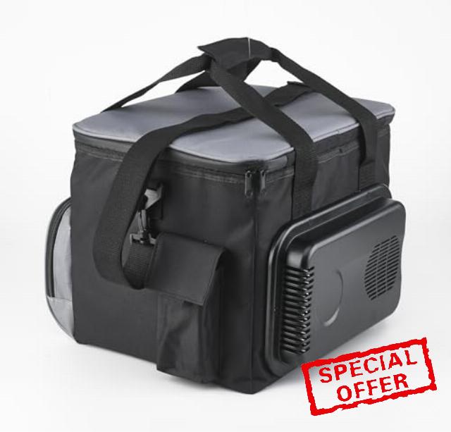 Shield Autocare © 15L Cool Bag 12V Insulated Electric Camping Picnic Food Mini Travel Storage Cooler Fridge