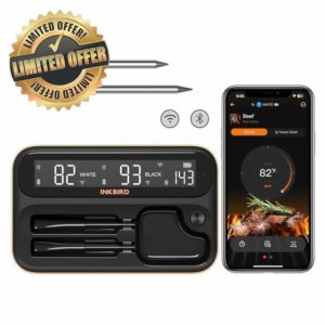 Inkbird 5G WiFi Wireless Meat Thermometer for BBQ/Gril/Oven/Smoker/Rotisserie