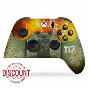 DreamController Halo Master Cheif X-box Controller Wireless compatible with X-box One/X-box Series X/S Proudly Customized in USA with Permanent HYDRO-DIP Printing (NOT JUST A SKIN)
