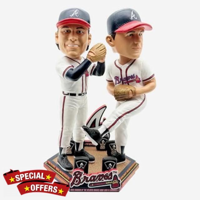 Tom Glavine & Greg Maddux Atlanta Braves Cy Young Dual Bobblehead MLB